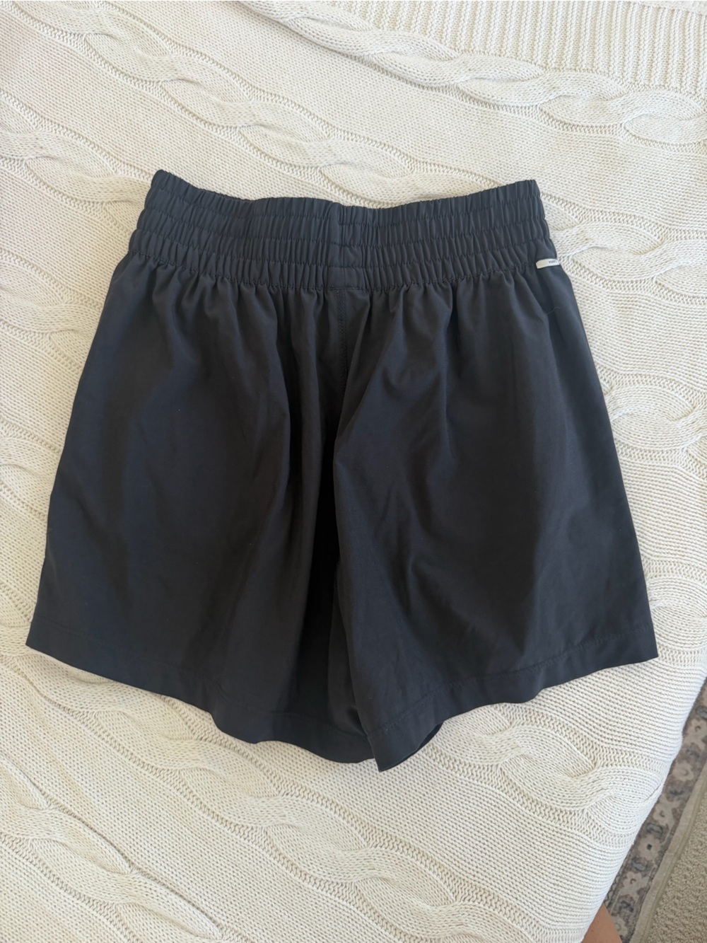 Vuori Black Athletic Shorts with Elastic Waist